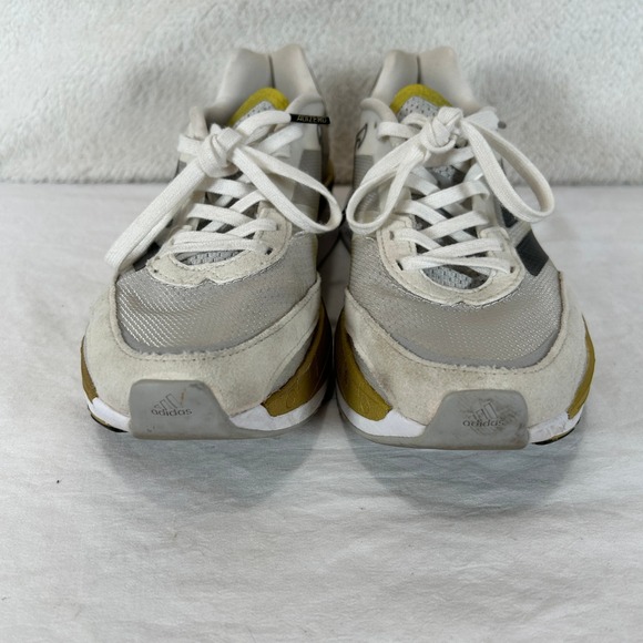 Adidas Adizero Boston 10 Running Shoes Womens White Gold GY0905 Size 5 main image 16